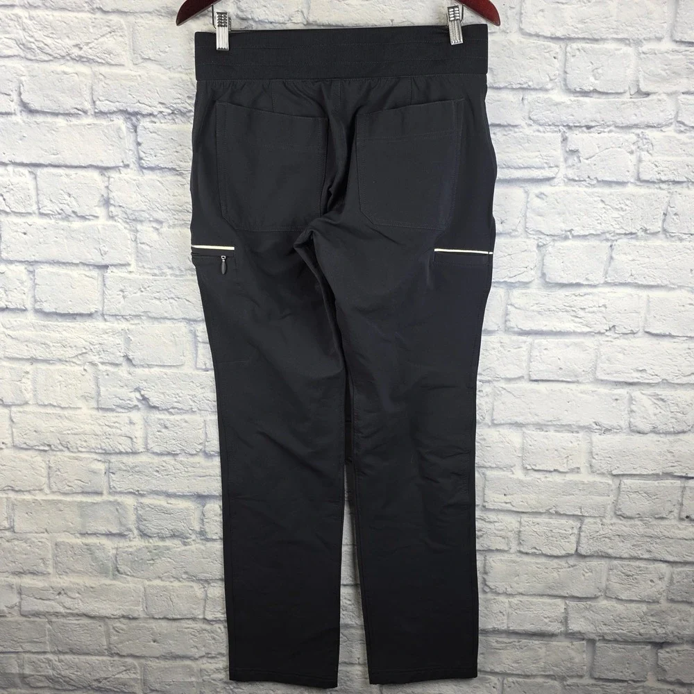 Duluth Trading Black Women Hills Hiking Outdoor Water Repellent Cargo Pants 6X31 - Picture 3 of 10